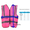 Adult Zipped High Visibility Hi Viz Hi Vis Vest Waistcoat