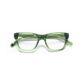 eyebobs Kvetcher Unisex Premium Blue Light Readers, Green crystal front and temples, 1.50 Diopter