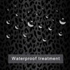 ZTTXL Shower Curtain (72" x 78"), Black Leopard Cheetah Print