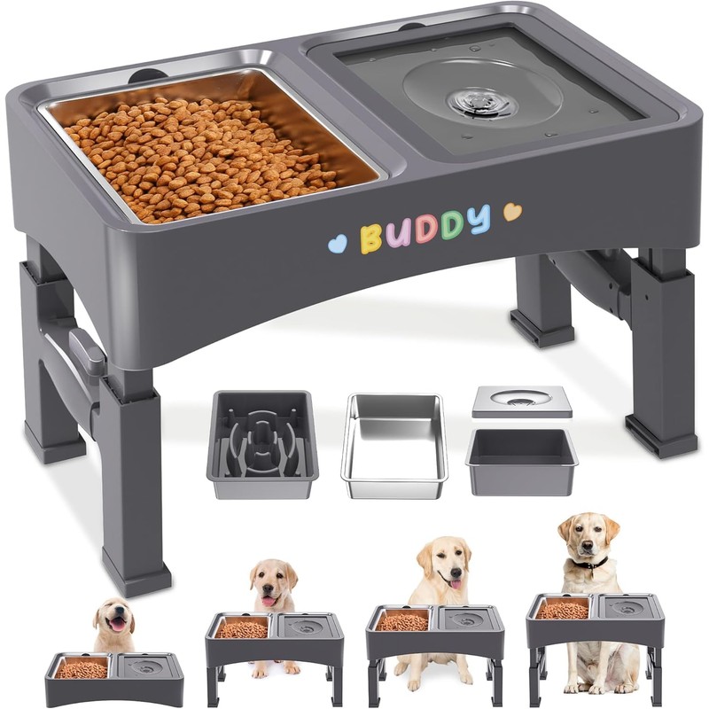 Decflow 1PCS Slow Feeder Dog Food Bowls for Medium Large