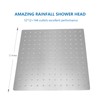 NearMoon Rain Shower Head, High Flow Stainless Steel Square Rainfall