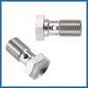 A ABSOPRO 2 pieces thread turbo brake line banjo single