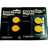 Set Of 2 Aronson Extra Strength Magnets YELLOW ROUND Perfect