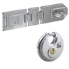 BASI Safety Hasp with Stainless Steel Round Shackle Lock 2