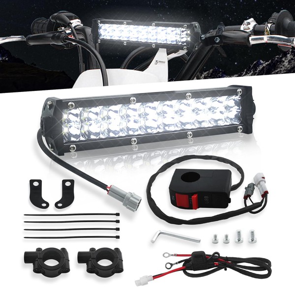 MLWRID Light Bar Kit, Dirt Bike Light Bar with USB