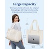 Prite Laptop Tote Bag for Women Waterproof Shoulder Bag with