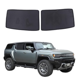 Car Side Window Shades Compatible with Hummer EV Accessories 2024 2025 2026 Side Window Sun Shades Glare and UV Rays Protection Car Camping and Napping Curtains (Rear Window)