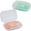 Soap Box Holder, 2-Pack Soap Dish Soap Savers Case Container