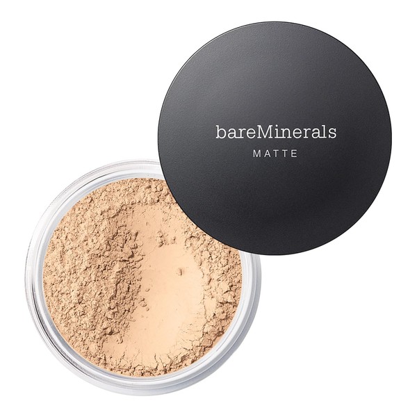 bareMinerals Bare Mineral Mat, Foundation, Fairy Light 03, Bright Pink Ochre Type, 0.2 oz (6 g)