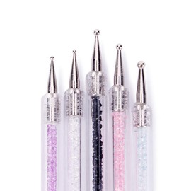 Kingsie Nail Art Pen Dotting Pen Set of 5 Rhinestone Dot Pen Nail Design Nail Polish Tool