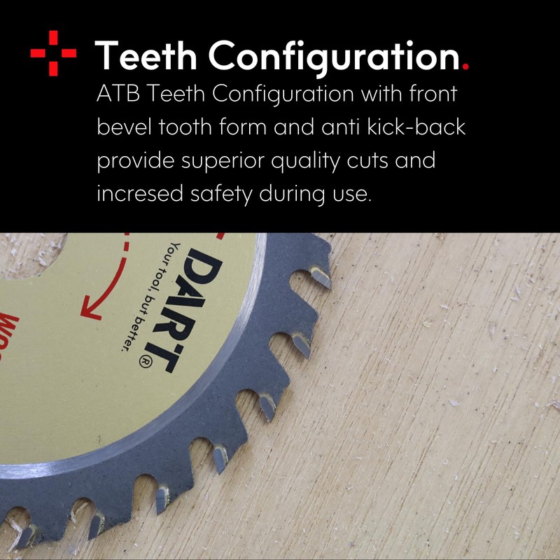 DART STK1202028 Circular Saw Blades, Gold