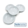 Pure Melamine Soup Bowls, Diameter 23 cm, Made in Italy,