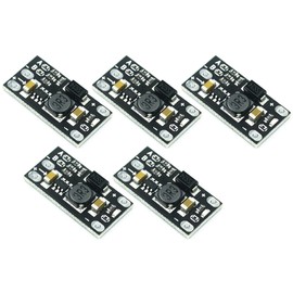 TECNOIOT 5pcs Mini DC-DC Boost Step Up Converter Board Module 3.7V to 5V 8V 9V 12V Output