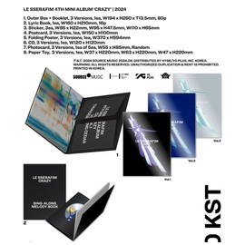 LE SSERAFIM CRAZY 4th Mini Album Standard Ver (Vol.3 Ver)