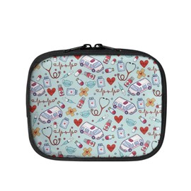 Rnyleeg First Aid Bag for Kids,Ambulance Nursing First Aid Kit Pouch Bag Empty for Car,Home,Travel,Camping,Hiking