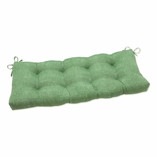 Pillow Perfect Tory Solid Indoor/Outdoor Wicker Patio Sofa/Swing Cushion Tufted,