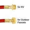 Joywayus Brass Winterize Blowout Adapter Kit Air Quick Connect to