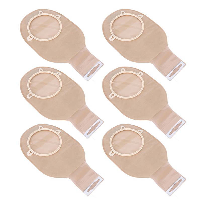 20pcs Drainable Colostomy Pouch Odor Repellent Film Double Sided Soft
