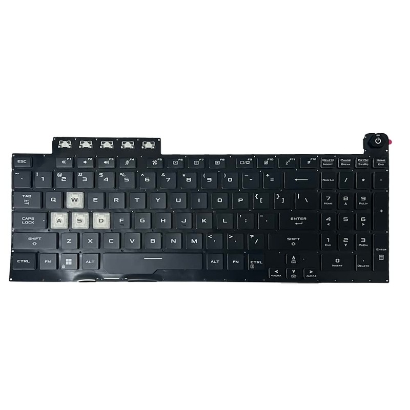 JINTAI Black US Backlight Backlit Keyboard Replacement for ASUS TUF