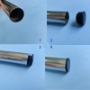 Tube Insert Pipe End Cover Cap Plastic Furniture Inner Insert,