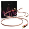 UCINNOVATE 2 Pack 2m HiFi Speaker Wire Cable with Gold-Plated