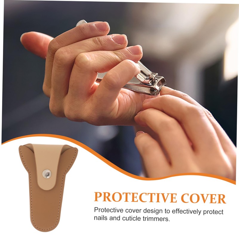 IWOWHERO Professional Nail Clipper Case Cuticle Cover Scissor Pouch for