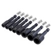 GAESHOW Pack of 8 Tap Adapter, M4-M16, 1/4 Inch Screwdriver