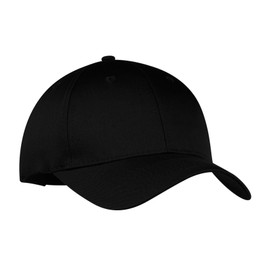 Port & Company - Six-Panel Twill Cap. - Black - OSFA