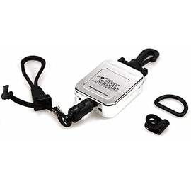 Hammerhead Industries Gear Keeper CB MIC KEEPER Retractable Microphone Holder RT3-4712 – Features Heavy-Duty Snap Clip Mount, Adjustable Mic Lanyard and Hardware Mounting Kit - Made in USA – Chrome