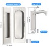 Dontay Sliding Pocket Door Handles, 304 Stainless Steel Non Locking