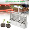 Sunydog Handheld Soil Blocker 2-Inch Soil Block Maker Soil Blocking