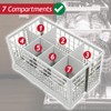 SPARES2GO Cutlery Basket Caddy Cage for Bosch Dishwasher (Removable Handle,
