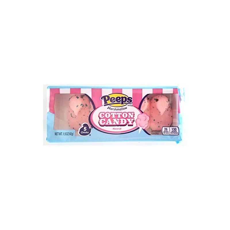 Peeps (1 Pack) Pink Chicks Marshmallow Easter Cotton Candy 1.5