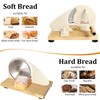 Brvclon Manual Bread Slicer for Homemade Sourdough,Adjustable Thickness,Hand Crank Bread