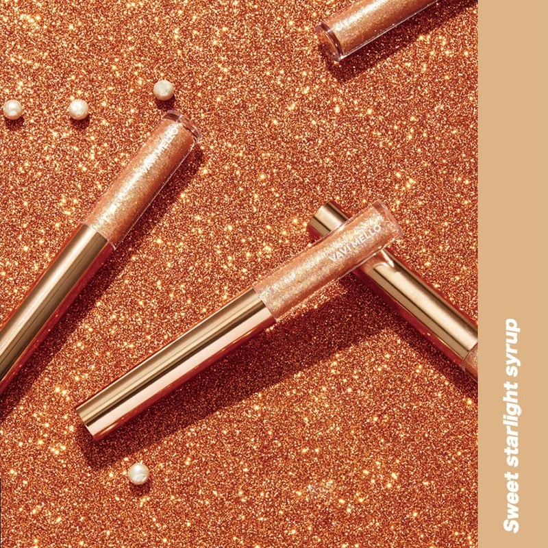VAVIMELLO TWINKLE GLITTER 04 HONEY STAR EYE SHADOW 0.07 oz