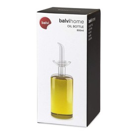 balvi - Ölspender aus durchsichtigem Glas und einem Fassungsvermögen von 800 ml. Mit Tropfschutz. Auc