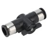 Push To Connect Straight Union Ball Valve Quick Release Pneumatic