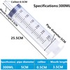 HaBeuniver 300ml Large Plastic Syringe with 32.8 Feet Handy Tubing