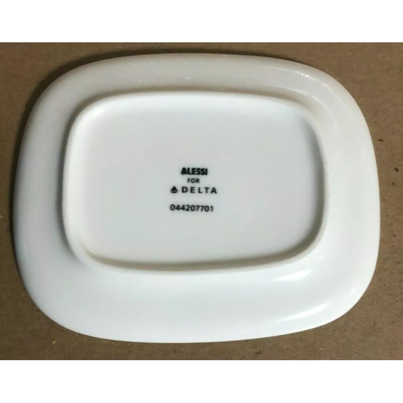 Alessi for Delta White Small Bread/Dessert Plates Lots of 6.