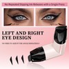 2PCS Eyeliner Stamp Set Black & Brown, 2025 New Foldable