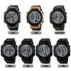 Men Digital Watch Stopwatch Alarm Luminous Watch