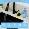 Silicone Sink Splash Guard Mat with Slanted Design,24*5.5 Inch Large
