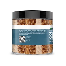 Earthborn Elements Slippery Elm 200 Capsules, Pure & Undiluted, No Additives