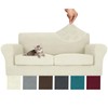 MAXIJIN 3 Piece Couch Covers for 2 Cushion Couch Sofa