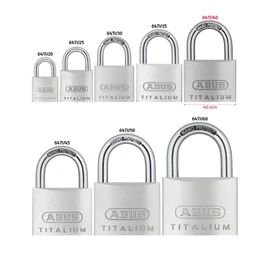 ABUS 64TI/40 Titalium Padlock 40mm Keyed KA6411