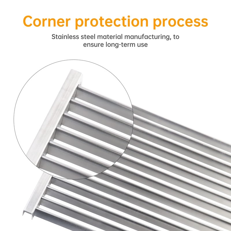 17.5 Inch Stainless Steel Cooking Grid Grates for Weber Spirit