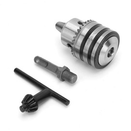 3.0-16 mm 1/2-20UNF Drill Chuck, Key Drill Chuck with Square Shank Adapter