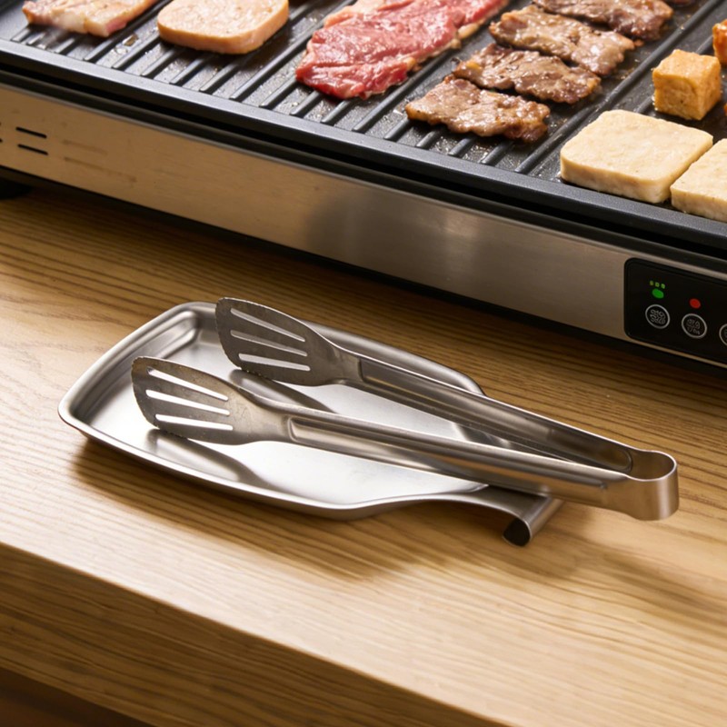 3Pcs Spoon Rest for Stove Top, 304 Stainless Steel Spoon