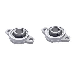 Zinc Alloy Flange Bearings Self Aligning Pillow Block Bearing for Machines KFL Series Conveyor Belt Systems KFL000 (10mm) Pack of 2