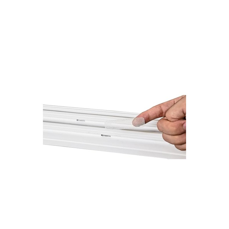 100PCS White Window Weep Hole Covers Screen Patch Door Screen